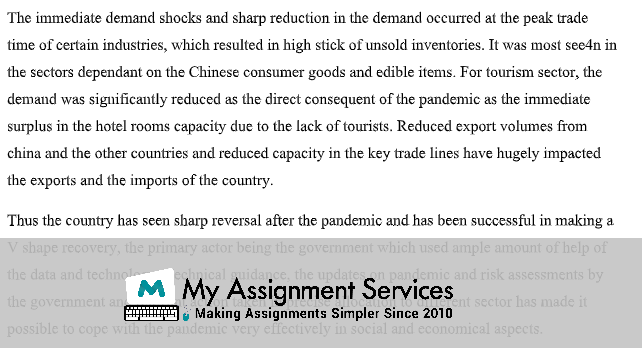 ECON802 Economics and Global Trade examples