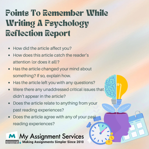 Psychology Reflection Report Writing Help