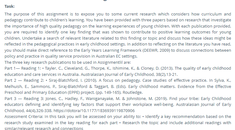 research play example