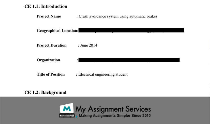 cdr report sample