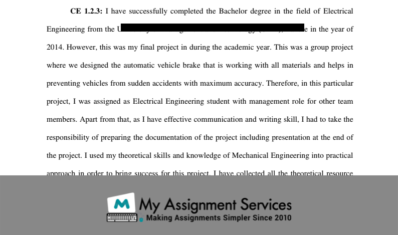samples of cdr report