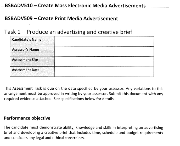 mass electronic media advertisements