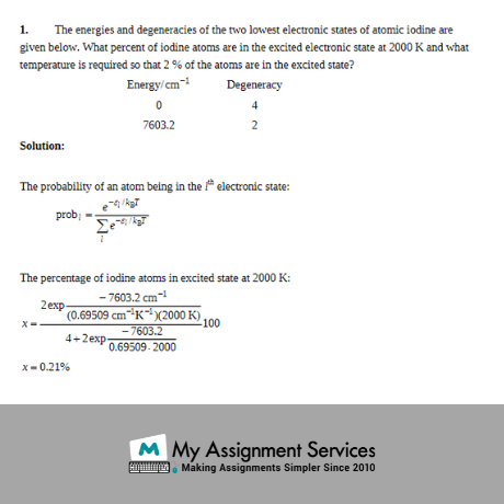 chemistry Ques 1