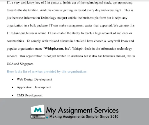 Homework Help USA Samples