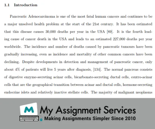Statistics Dissertation Sample