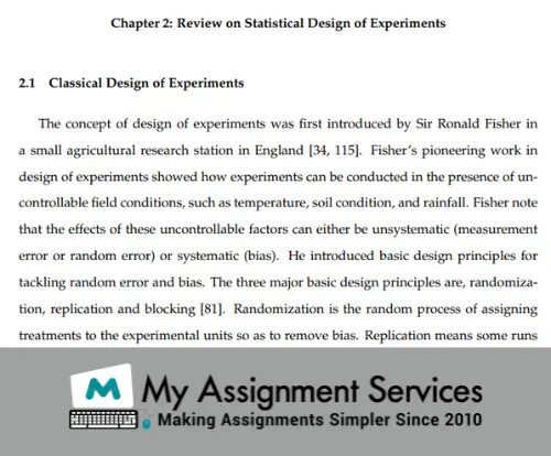Statistics Dissertation