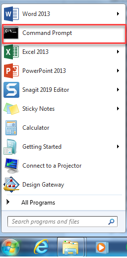 Command Prompt