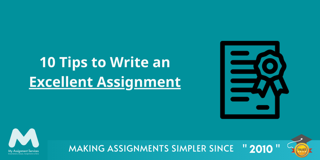 Student working on a well-structured university assignment with research notes and outline