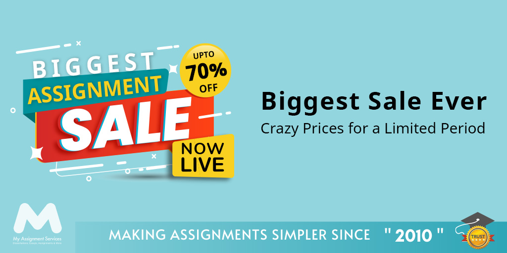 Biggest Assignment Sale Ever- Crazy Prices for a Limited Period