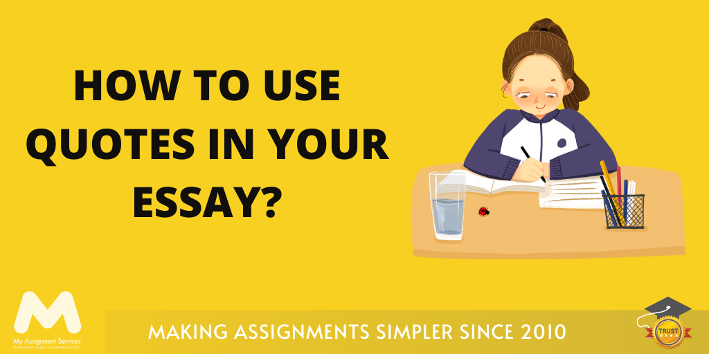 how to use quotes in essays