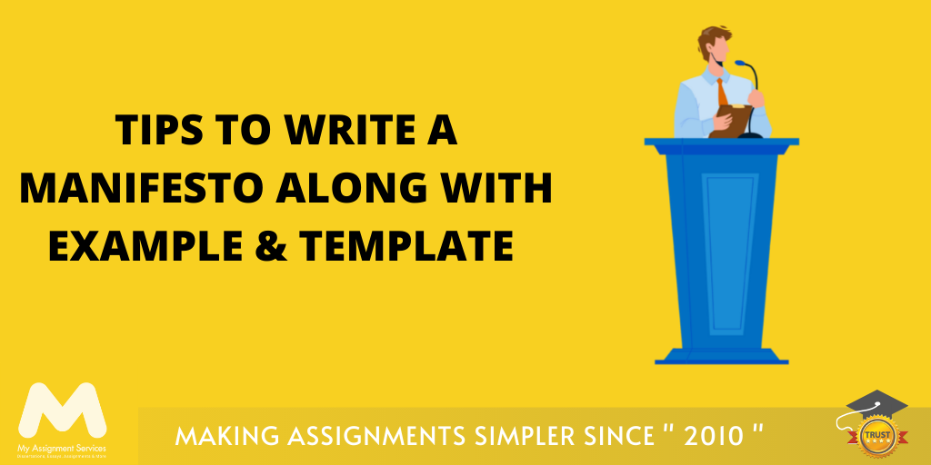 how to write manifesto